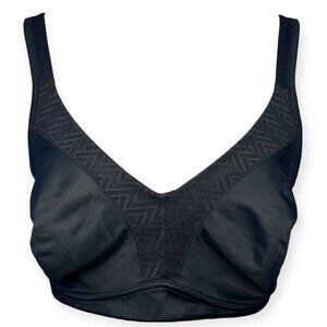 Playtex 4699 38C Full Coverage Bra Black Comfort Support